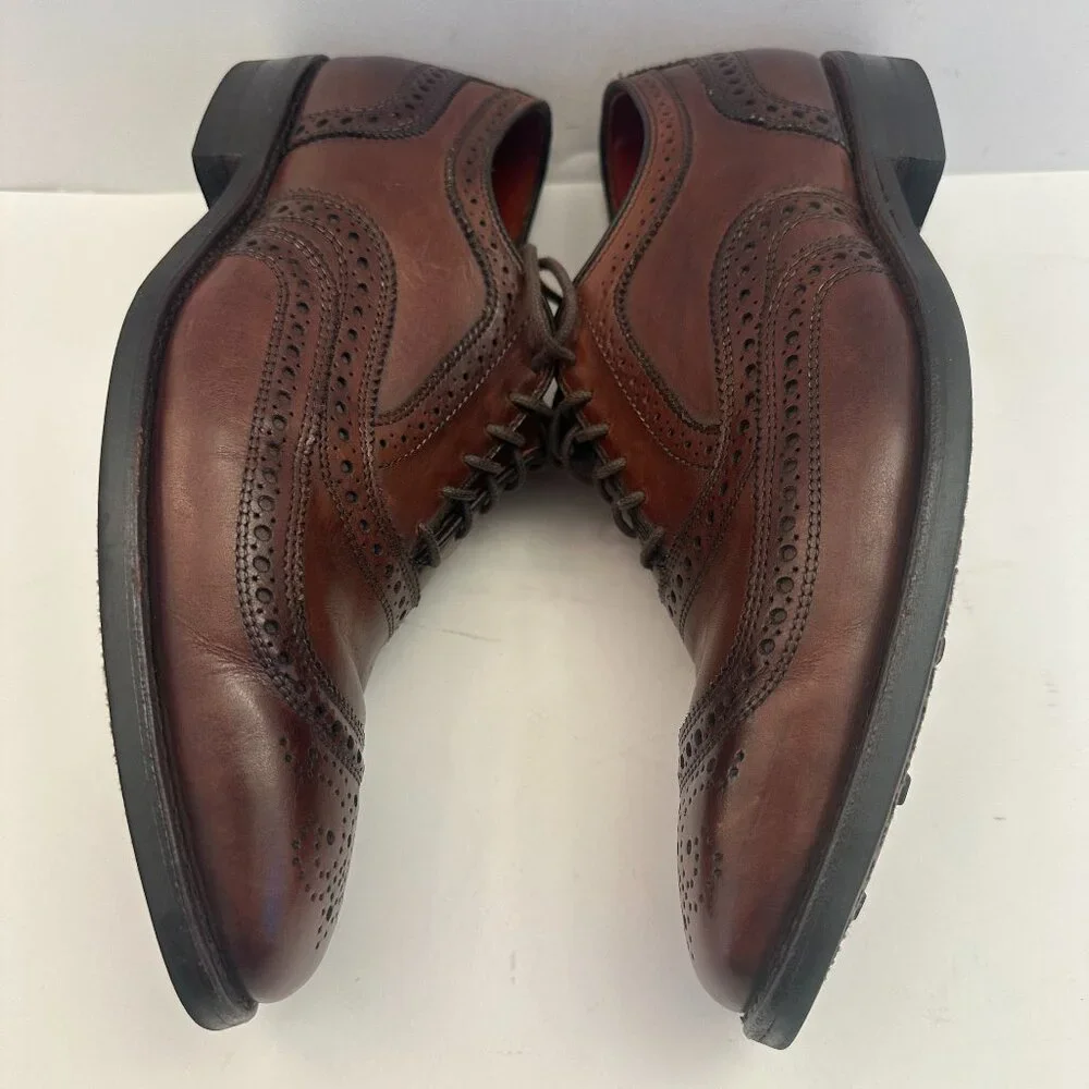 Allen Edmonds Leather Brown Oxford shoes Men's 9.5 US Brown 5828